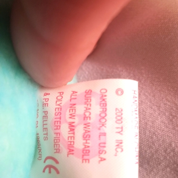 Ariel rare beanie with tag errors, and P.E Pellets - Picture 2 of 6